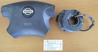 ΑΕΡΟΣΑΚΟΣ ΜΕ ΣΕΡΠΑΤΙΝΑ (98510-BM405,26554-BM402)  NISSAN ALMERA N16 2001-2007