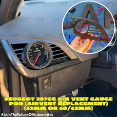 Peugeot 207 Βάση Οργάνου Αεραγωγού (Αντικατάσταση Αεραγωγού) (52mm ή 60/62mm)