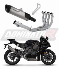 Dominator Ολόσωμη Εξάτμιση HP6 Titanium/Carbon End Yamaha R1 2017 - 2019 Με Σιγαστήρα