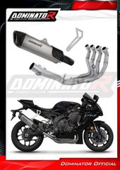 Dominator Ολόσωμη Εξάτμιση HP6 Titanium/Carbon End Yamaha R1 2017 - 2019 Με Σιγαστήρα