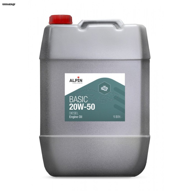 ALPIN BASIC 20W-50 CF-4/SG - ΛΙΠΑΝΤΙΚΟ ΚΙΝΗΤΗΡΩΝ - 18L
