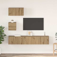 Σετ επίπλου τηλεόρασης 3 pcs Artisan Oak Επεξεργασμένο ξύλο 3393140
