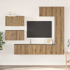 Σετ επίπλου τηλεόρασης 6 pcs artisan δρυς 30.5 x 30 x 90 cm 3393248