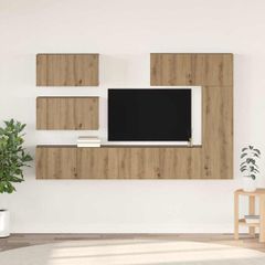 Σετ επίπλου τηλεόρασης 6 pcs artisan δρυς 30.5 x 30 x 90 cm 3393266