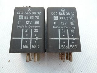 MERCEDES BENZ   124--126   RELES TEM 1+1  KOD 0045450832   TIM 25E TEM TEL 124