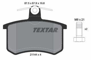 Τακάκια φρένων ALFA ROMEO / FIAT / LANCIA / AUDI 60743565, 60743578, 437698451, 443615415N, 9945629, 5892650, 9941873