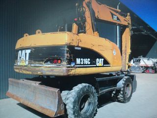 Εκσκαφέας Με Λάστιχα CAT 2004 Μ316C-thumb-3