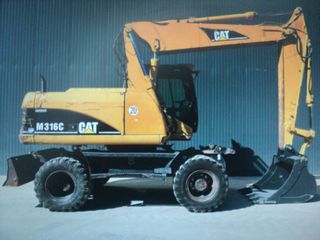 Εκσκαφέας Με Λάστιχα CAT 2004 Μ316C-thumb-5