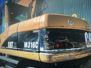 Εκσκαφέας Με Λάστιχα CAT 2004 Μ316C-thumb-7