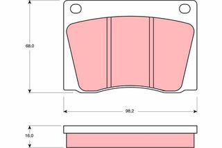 Τακάκια φρένων ASTON MARTIN / FIAT / JAGUAR / LOTUS / VOLVO 5862742, C39136, GBP184, C39136, GBP208