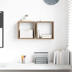 Ράφια Τοίχου Επιτοίχιο 2 pcs Artisan Oak Επεξεργασμένο ξύλο 875178