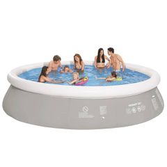 Jilong Πισίνα Φουσκωτή Στρογγυλή Γκρι 450 x 122 εκ. 90778