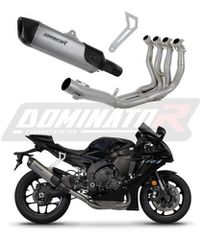 Dominator Εξάτμιση Ολόσωμη HP6 Full Titanium/Carbon End  Yamaha R1  2020 - 2024 Με Σιγαστήρα