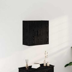 Ντουλάπι Τοίχου Μαύρη Δρυς 60x31x60 εκ Επεξεργασμένο Ξύλο