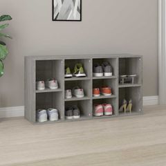 Παπουτσοθήκη Γκρι Sonoma 103x30x55 εκ. από Επεξεργασμένο Ξύλο 826370
