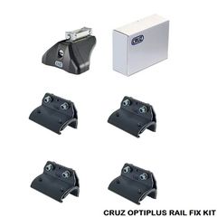 Πόδια / Άκρα Για Μπάρες Οροφής Optiplus Rail Fix 936-656 Για Byd Atto 3 2024+ Σετ 4 Τεμάχια