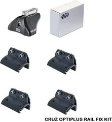 Πόδια / Άκρα Για Μπάρες Οροφής Cruz Optiplus Rail Fix 936-656 Για Byd Atto 3 2024+ Σετ 4 Τεμάχια