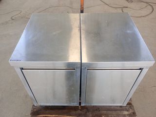 ΑΜΠΑΡΙΑ INOX ΜΕ ΑΝΑΚΛΙΣΗ  70 Χ 50 Χ 85Υ cm