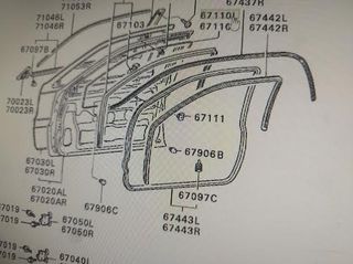 MITSUBISHI LANCER "88-"95  ΤΖΑΜΙ ΕΜΠΡΟΣ ΑΡΙΣΤΕΡΟ-thumb-2