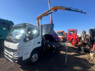 Ανατροπή + Γερανός Mitsubishi 2025 FUSO 6S15 με καινούργιο γερανό-thumb-7