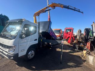 Ανατροπή + Γερανός Mitsubishi 2025 FUSO 6S15 με καινούργιο γερανό-thumb-9