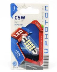 ΛΑΜΠΑ PHOTON LED 12V C10W ΣΩΛΗΝΩΤΗ 30mm CANBUS