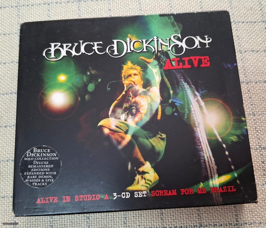 Bruce Dickinson – Alive 3-CD Set ( 2 Απο 3 CD )