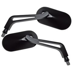 Highsider Smart Handlebar Mirror, Oval, Black