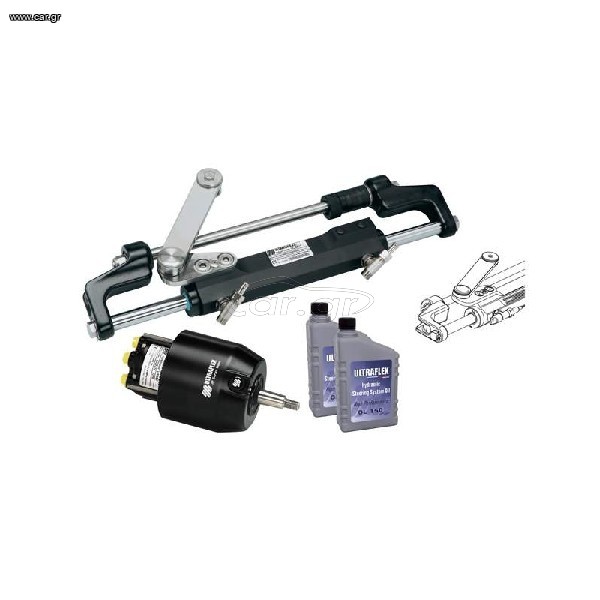 ΥΔΡΑΥΛΙΚΟ ΤΙΜΟΝΙ ΣΕΤ HYTECH (Ultraflex) UC95/1 ΕΩΣ 175HP