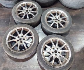 ΖΑΝΤΟΕΛΑΣΤΙΚΑ 16" (5×100) ΜΕ ΕΛΑΣΤΙΚΑ 205/45 R16 RIKEN(DOT 23) μεταχειρισμένα 4 τεμάχια***TYRES SHOP PARADISIS***-thumb-3