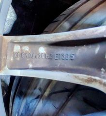 ΖΑΝΤΟΕΛΑΣΤΙΚΑ 20" ΓΝΗΣΙΑ VOLVO (5×108) ΜΕ ΕΛΑΣΤΙΚΑ 275/45R20 MICHELIN 4 μεταχειρισμένα.***TYRES SHOP PARADISIS***