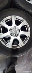 ΖΑΝΤΟΕΛΑΣΤΙΚΑ ΓΝΗΣΙΑ AUDI 17" (5×112)ΜΕ ΕΛΑΣΤΙΚΑ PIRELLI 235/65/17 μεταχειρισμένα 4 τεμάχια.***TYRES SHOP PARADISIS***-thumb-4