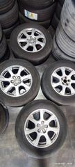 ΖΑΝΤΟΕΛΑΣΤΙΚΑ ΓΝΗΣΙΑ AUDI 17" (5×112)ΜΕ ΕΛΑΣΤΙΚΑ PIRELLI 235/65/17 μεταχειρισμένα 4 τεμάχια.***TYRES SHOP PARADISIS***-thumb-5