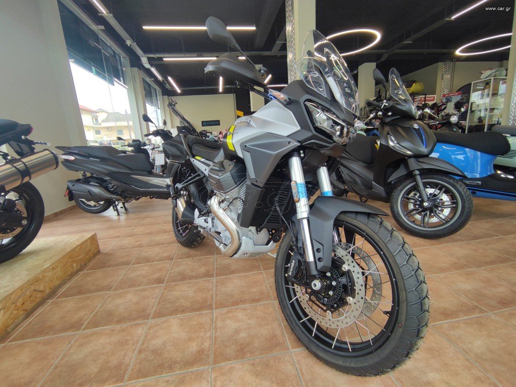 Moto Guzzi Stelvio 2025 E5+  Nero Vulcano !! Ετοιμοπαράδοτη !!!