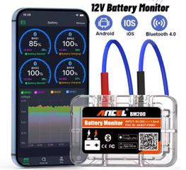 Μετρητής Bluetooth μπαταριών 12-24v