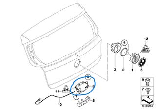 ΚΛΕΙΔΑΡΙΑ ΠΟΡΤ ΜΠΑΓΚΑΖ BMW E46 E81 E82 Ε87 E88 Ε85 Ε90 Ε92 Ε60 E63 ''BMW Bαμβακας''-thumb-6