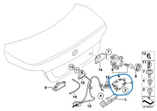 ΚΛΕΙΔΑΡΙΑ ΠΟΡΤ ΜΠΑΓΚΑΖ BMW E46 E81 E82 Ε87 E88 Ε85 Ε90 Ε92 Ε60 E63 ''BMW Bαμβακας''-thumb-7