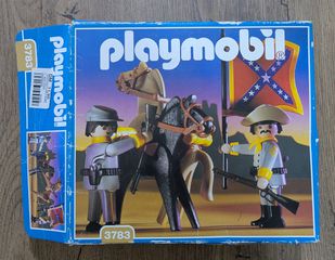 Playmobil Western 3783 Νότιοι με σημαία με κουτί