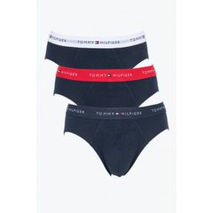 Tommy Hilfiger Ανδρικό Σλιπ Βαμβακερό 3 Τεμάχια Με Χρωματιστά Λάστιχα 05M