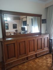 Ρετρο Αντικέ Μπουφές με Καθρέφτη,  κατασκευής Μυτιληναιου