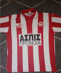PUMA OLYMPIACOS 1998-1999 HOME JERSEY