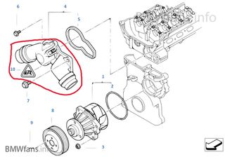 ΘΕΡΜΟΣΤΑΤΗΣ BMW E46 Ε39 Ε60 Ε83 Ε53 Ε85 Μ52 Μ54 BEHR ''BMW Bαμβακας''-thumb-11