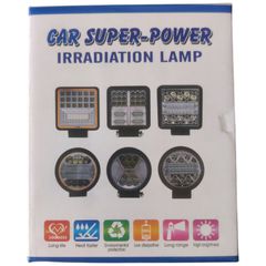 EZRA37928 – ΤΕΤΡΑΓΩΝΟΣ ΠΡΟΒΟΛΕΑΣ LED LIGHT Car Super Power 126W-B120