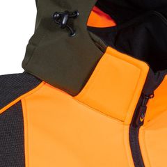 Cofra Seewald clay brown/black/orange Κυνηγετικό Ελαστικό Softshell Jacket-thumb-3