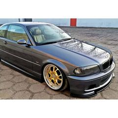 Μπροστινό Spoiler Για Bmw 3 E46 99-03 M-Tech Γυαλιστερό Μαύρο Από Abs Πλαστικό-thumb-2