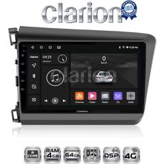 CLARION GL72630 Οθόνη OEM Multimedia Αυτοκινήτου για Honda Civic 2012 > 2016 (CarPlay/AndroidAuto/BT/GPS/WIFI/GPRS)