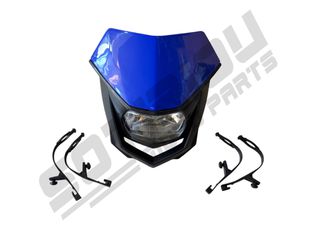 ΜΑΣΚΑ ΜΑΥΡΗ-ΜΠΛΕ ΜΕ ΦΑΝΑΡΙ ΓΙΑ ΟΛΑ ΤΑ MOTARD ΚΑΙ ENDURO