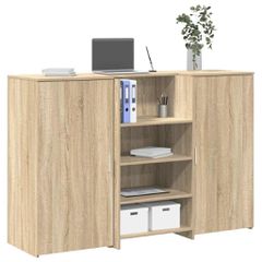 Γραφείο υποδοχής Sonoma Δρυς 155x50x103,5εκ. Επεξεργασμένο Ξύλο 3324198