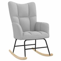Κουνιστή καρέκλα Cloud Grey Fabric 4016788