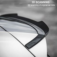 Αεροτομή Οροφής Πρόσθετο Για VW Golf VIII (8) 20+ GTI / GTE / GTD / R-Line / R Έκδοση Glossy Black Από Abs Πλαστικό-thumb-2